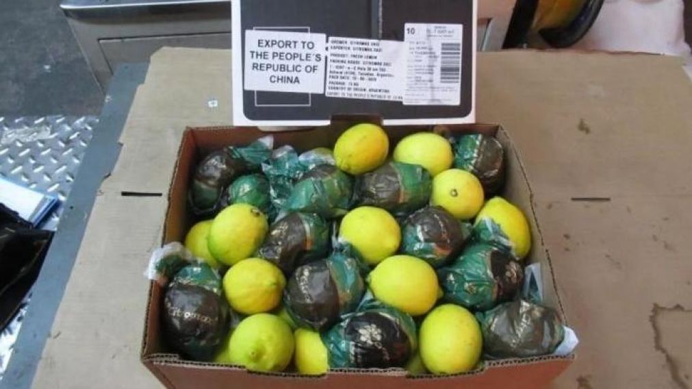 Los primeros dos cargamentos de limón llegaron a China (Twitter).