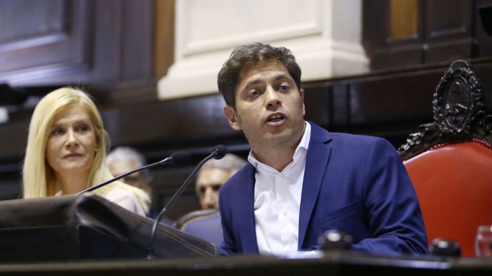 El gobernador bonaerense Axel Kicillof espera aval de la Legislatura para tomar deuda (Foto: Hernan Nersesian) 