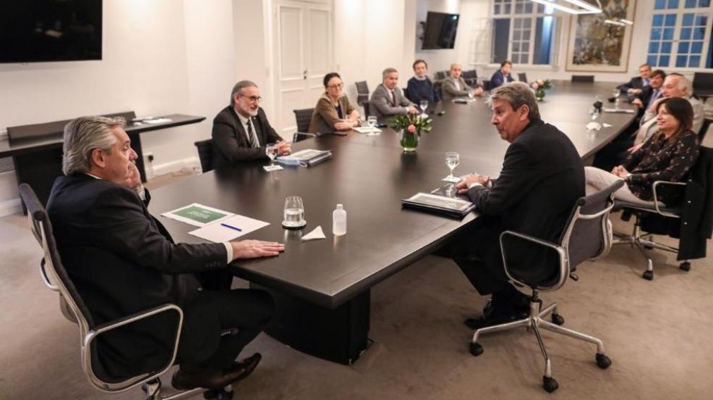 Alberto Fernández recibió a representantes del Consejo Agroindustrial Argentino.