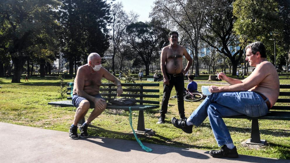 Una jornada atípica en la Ciudad de Buenos Aires. (Télam)
