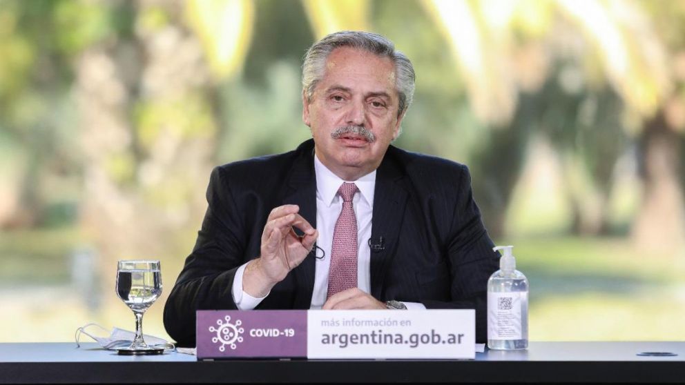 Alberto Fernández realizó el anuncio desde Olivos (Presidencia).