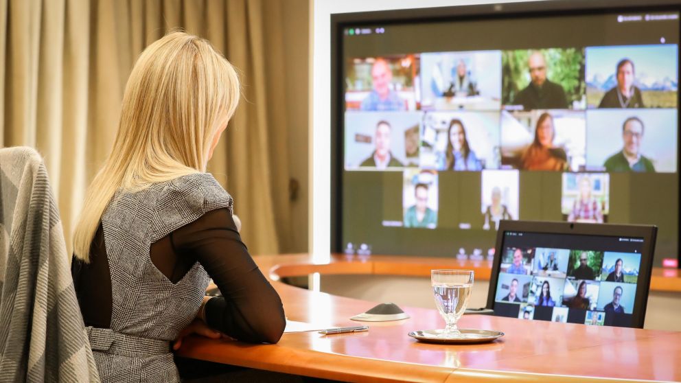 La Primera Dama dialogó con ONGs por videollamada sobre el impacto de la pandemia de coronavirus en el medio ambiente.