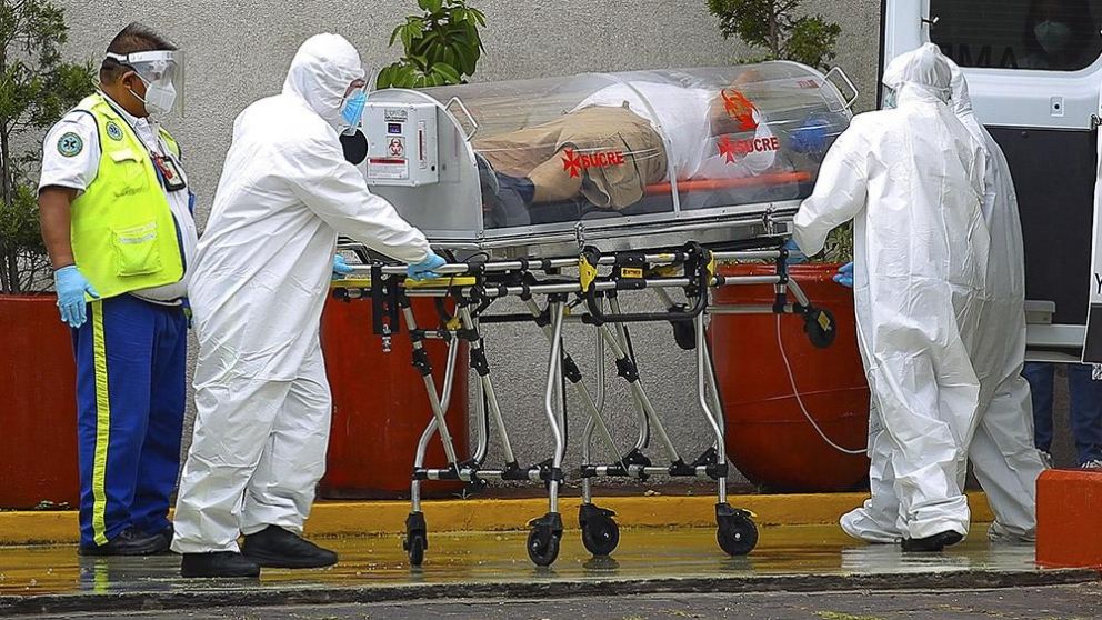 Además de ser tercero en cantidad de muertos, México es el sexto país del mundo con más infectados de coronavirus (Twitter).