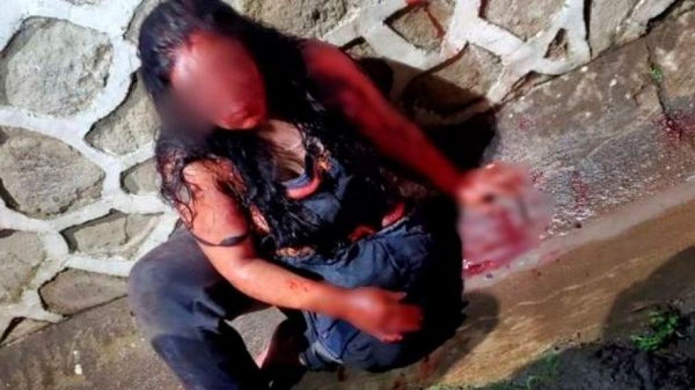 La degollador estaba perdida en las calles de Amecameca (Twitter).