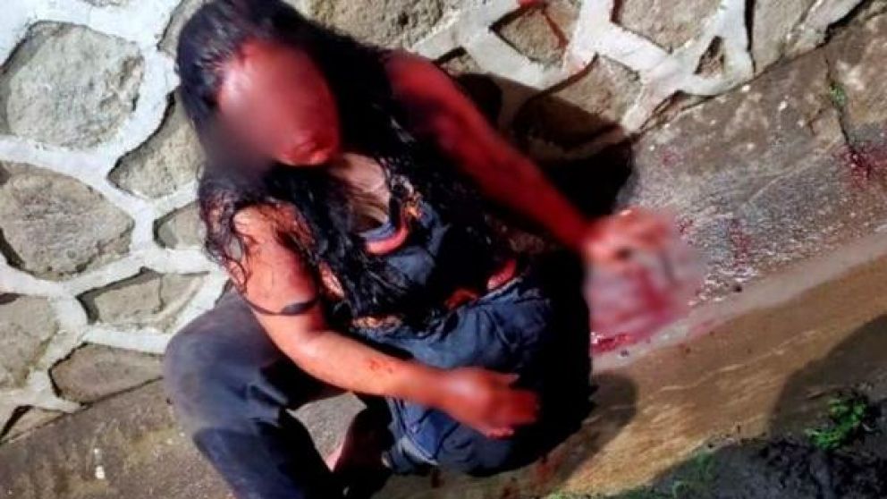 La degollador estaba perdida en las calles de Amecameca (Twitter).