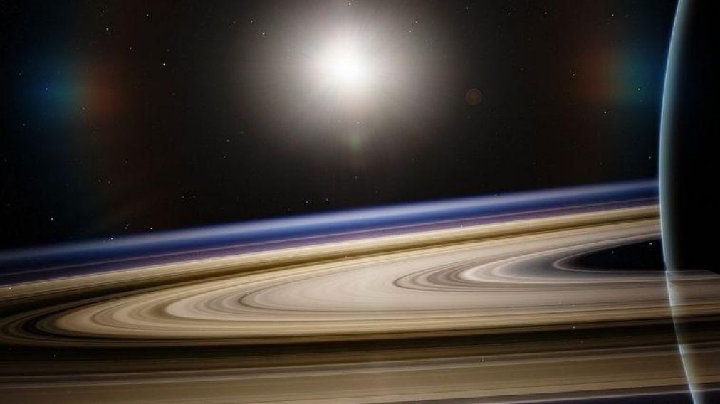 La atmósfera de Saturno está compuesta por hidrógeno y helio, entre otros elementos (imagen ilustrativa).