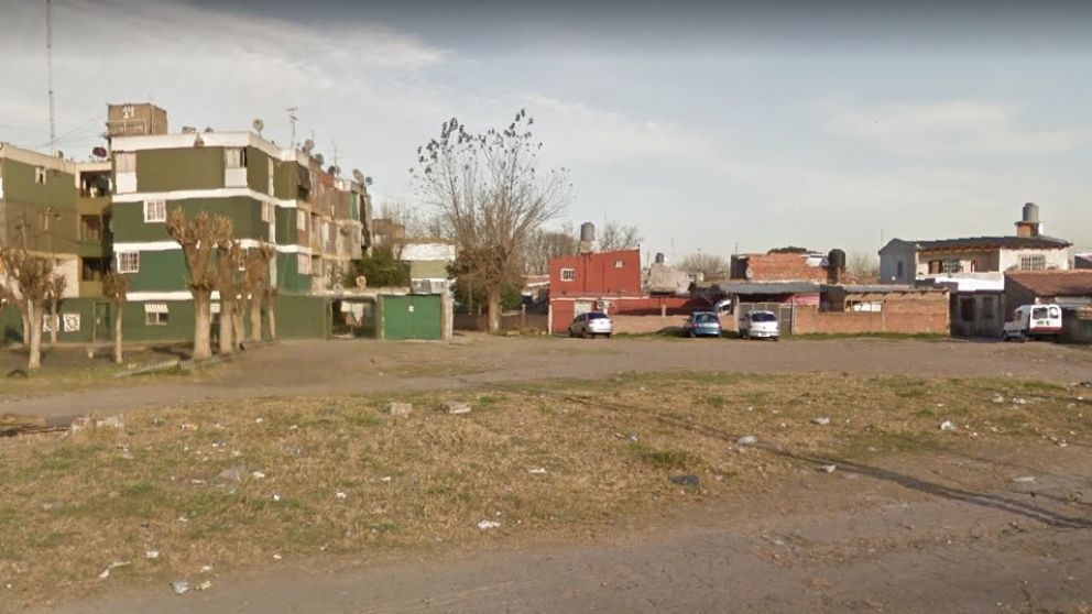 Acá, en este vecindario de Ciudad Evita, fue ultimado a disparos Jorge Rolando García.