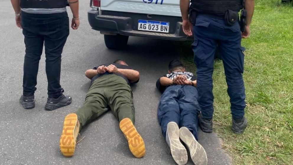 Así fueron aprehendidos los delincuentes.