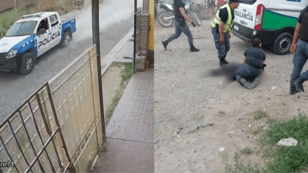 Una nena de 9 a�os est� grave tras ser atropellada por un patrullero en Neuqu�n (Imagen diario R�o Negro).