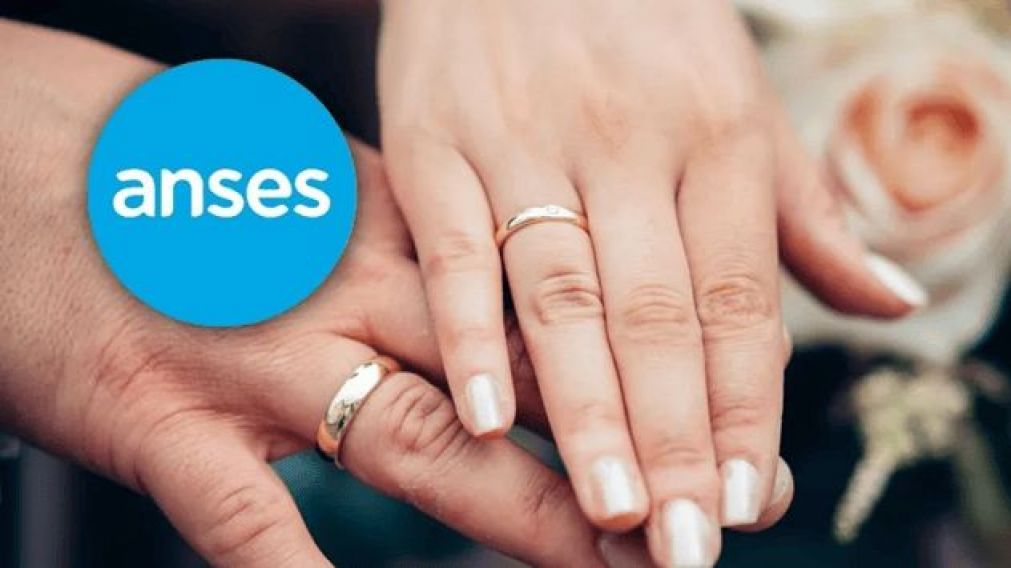 ANSES deposita un bono de hasta $240.000 a personas que contraigan matrimonio en abril.