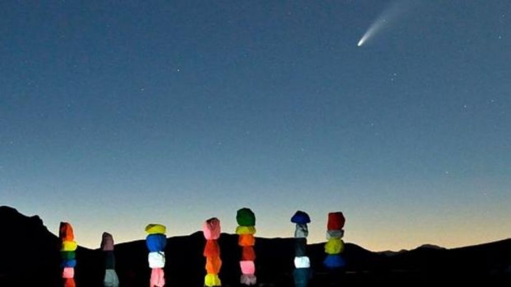 El cometa Neowise, fue descubierto el pasado 27 de marzo. (Foto: AFP)