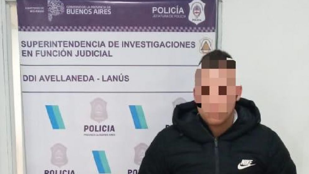 Este es Matías Nicolás Soto, de 28 años y conocido en la barrabrava de Lanús como El Polaquito.