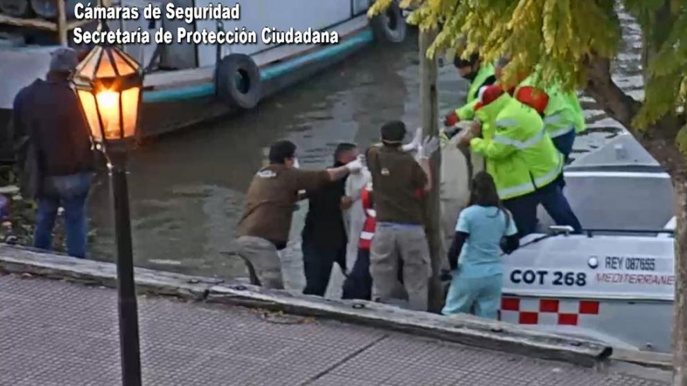 As� rescataron un elefante marino en R�o San Antonio. (Captura de video)