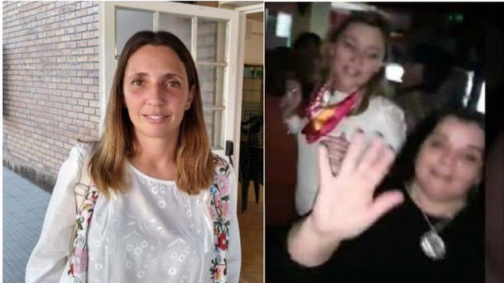 Indelman fue registrada por el teléfono celular de una de las presentes (Captura de video).