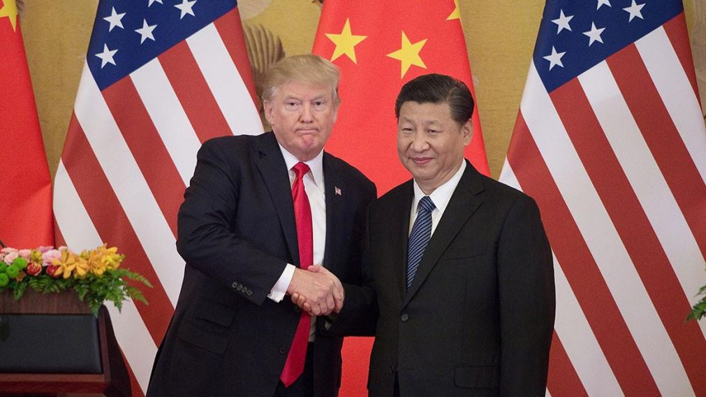 El presidente estadounidense, Donald Trump, junto al mandatario de China, Xi Jinping.
