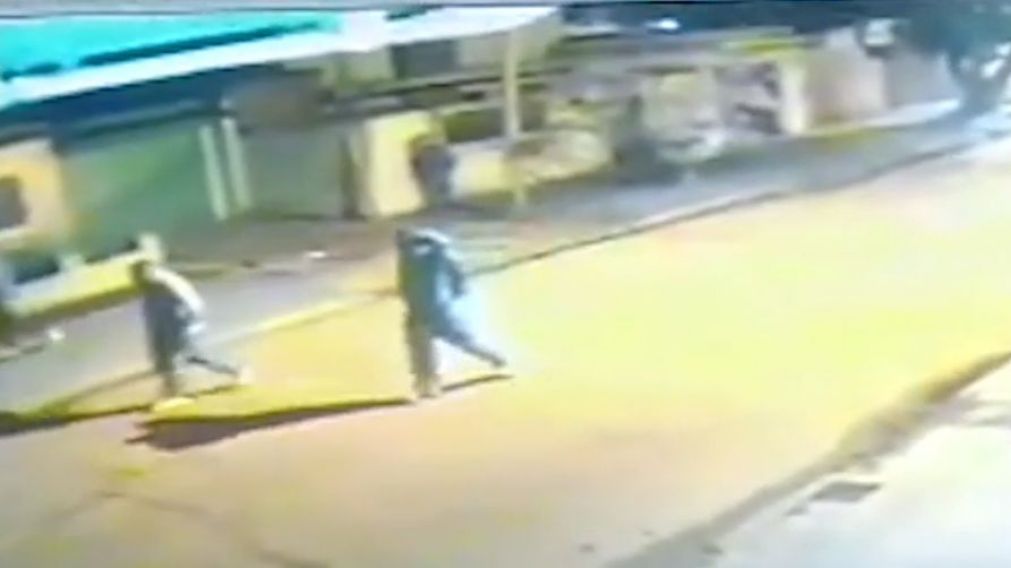 Las c�maras de seguridad captaron el hecho. 