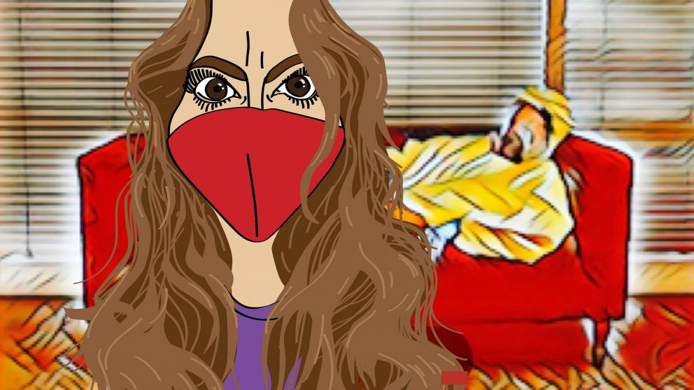 La chica urbana (en cuarentena): La casa está en orden. (Ilustración: Paula Rodríguez IG @SrPau)