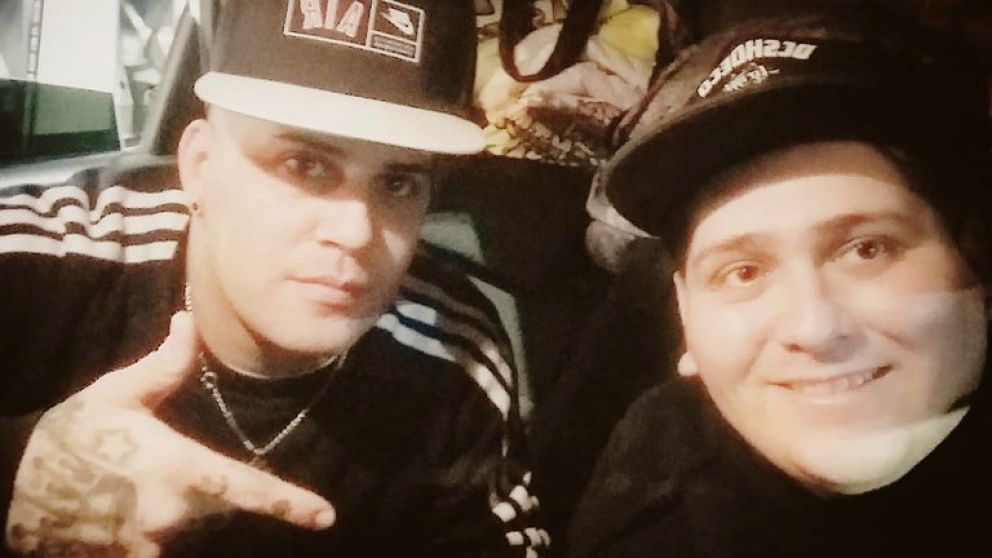 Ignacio Abosaleh y Nicol�s Carabajal, las dos v�ctimas fatales. 