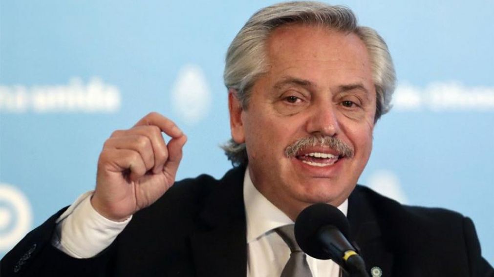 "Nosotros no avalamos el bloqueo económico a Venezuela", dijo Alberto Fernández durante la entrevista.