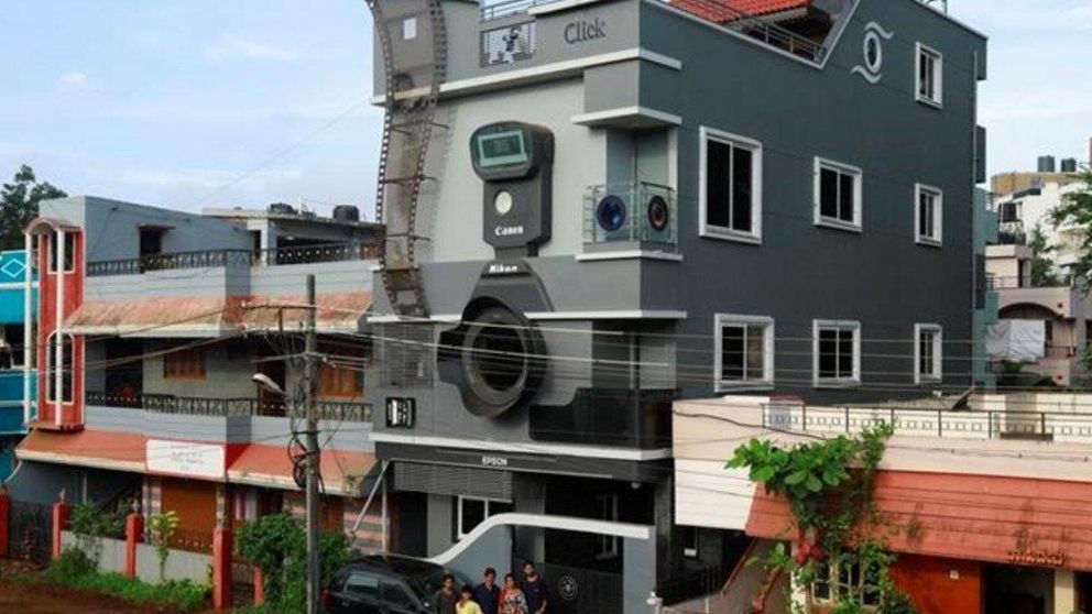 El hombre está obsesionado con la fotografía desde la infancia.