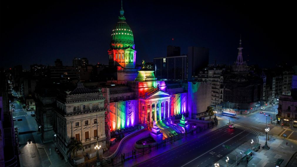 El Congreso de la Nación lucirá los colores de la Diversidad en conmemoración a los 10 años de la sanción del Matrimonio Igualitario.