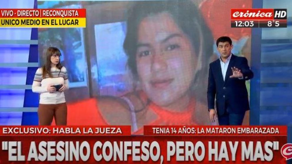 La investigación por el crimen de la nena embarazada en Santa Fe sigue su marcha (Captura de video).