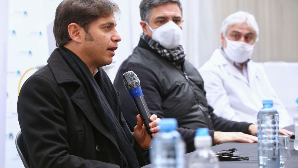 Kicillof: "Hay que tomar medidas en base a los datos y siempre mirando cómo cuidar la salud". (Télam)