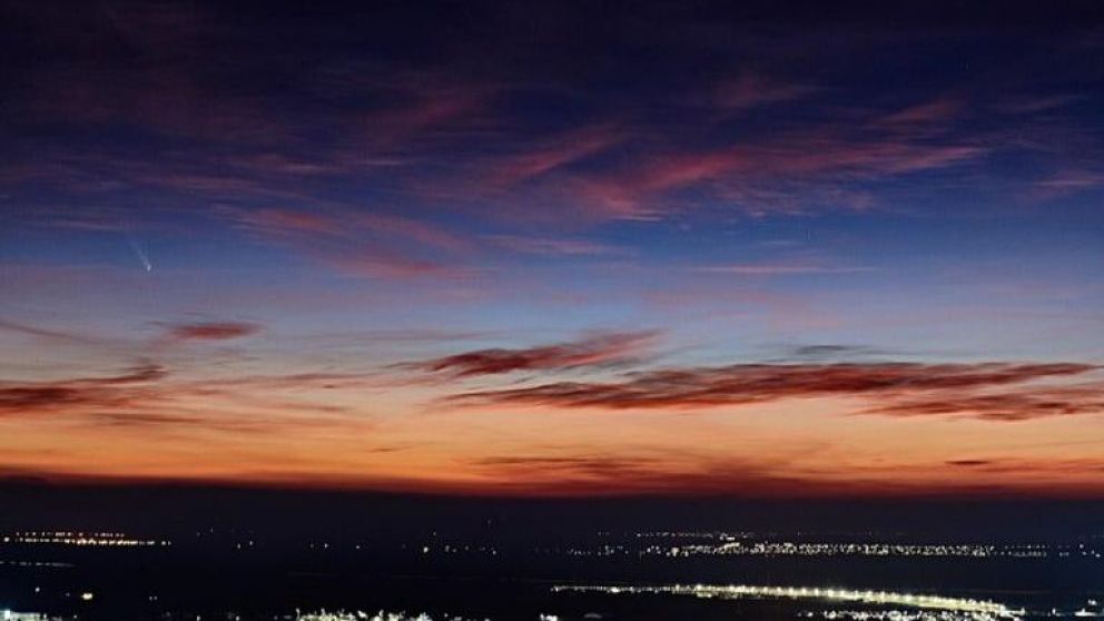 Los ciudadanos mexicanos captaron el cometa.