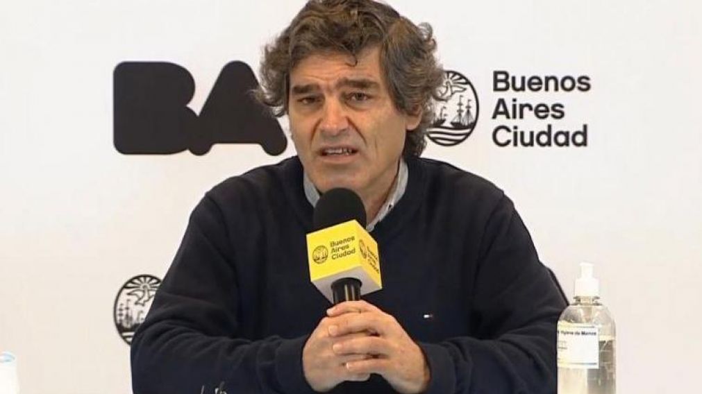 Fernán Quirós, ministro de salud porteño (Twitter).