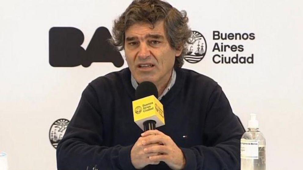 Fernán Quirós, ministro de salud porteño (Twitter).