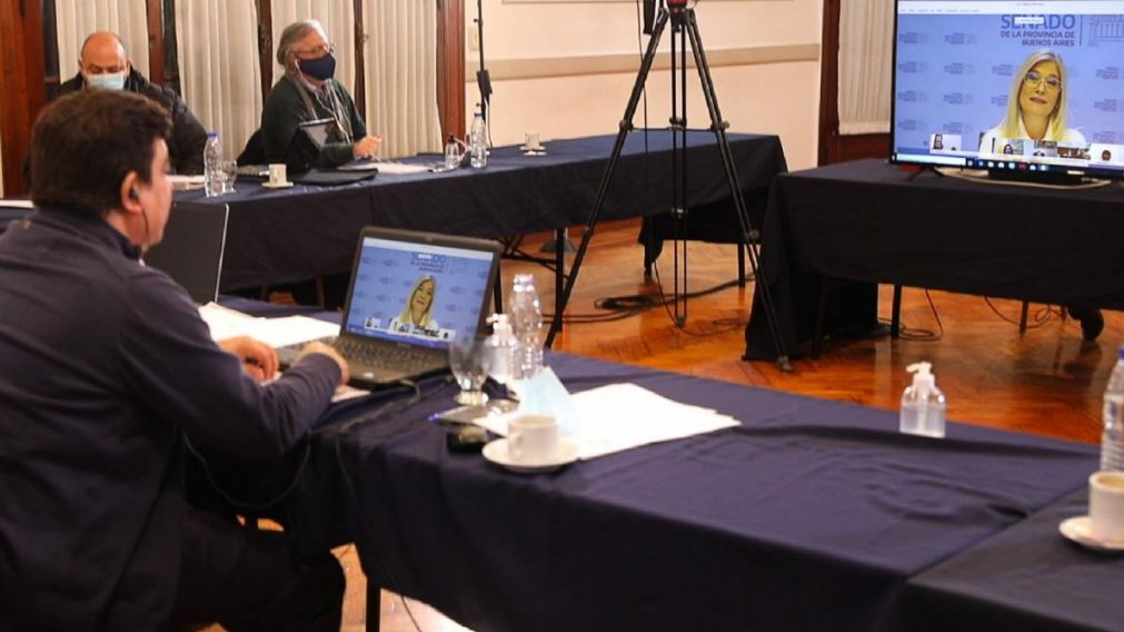 Nueva videoconferencia con Verónica Magario y autoridades de Nación y Provincia.