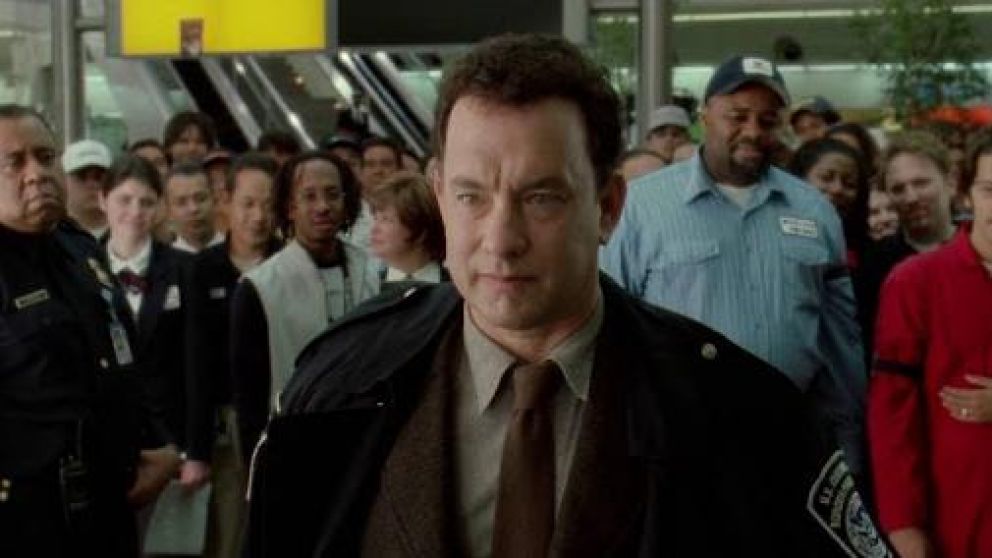 Tom Hanks y su gran personaje en "La Terminal".