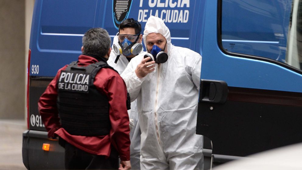 La Ciudad hará testeos rápidos entre las 30.000 personas que integran el Sistema Integral de Seguridad Pública (Nahuel Ventura/Crónica).