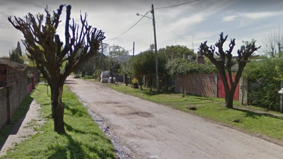 Acá, en este barrio de Villa Trujui, ocurrió el sangriento intento de asalto en perjuicio del policía.