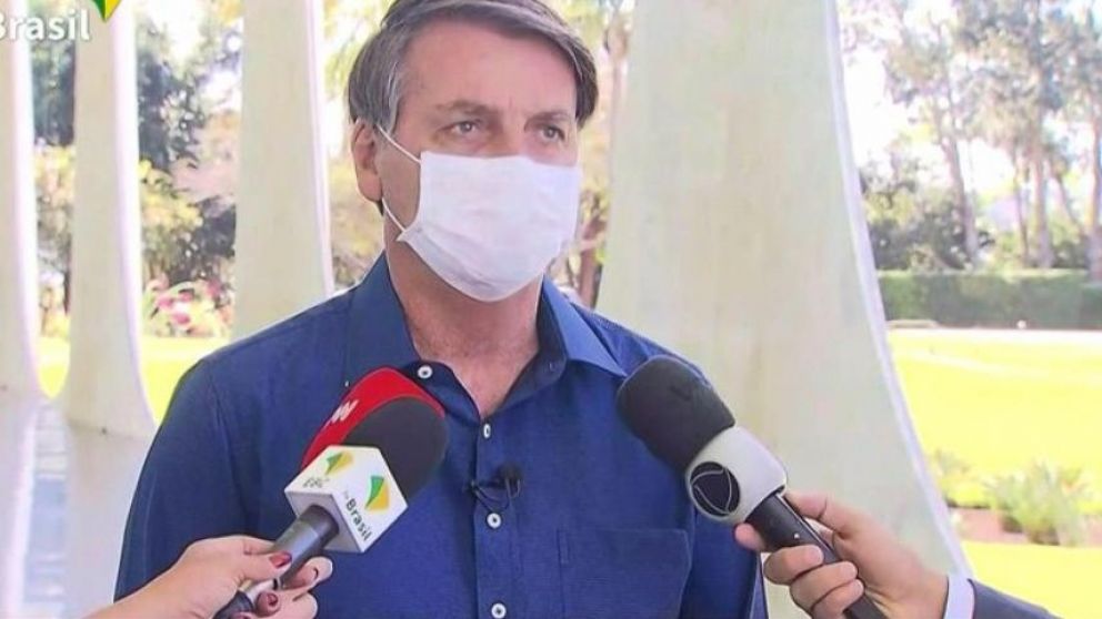 Bolsonaro confirmó que tiene coronavirus. (Captura de TV)