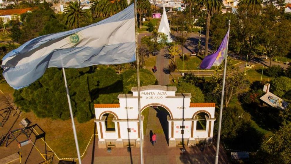 El municipio de Coronel Rosales está a 30 kilómetros de Bahía Blanca y tiene más de 70 mil habitantes (Twitter).