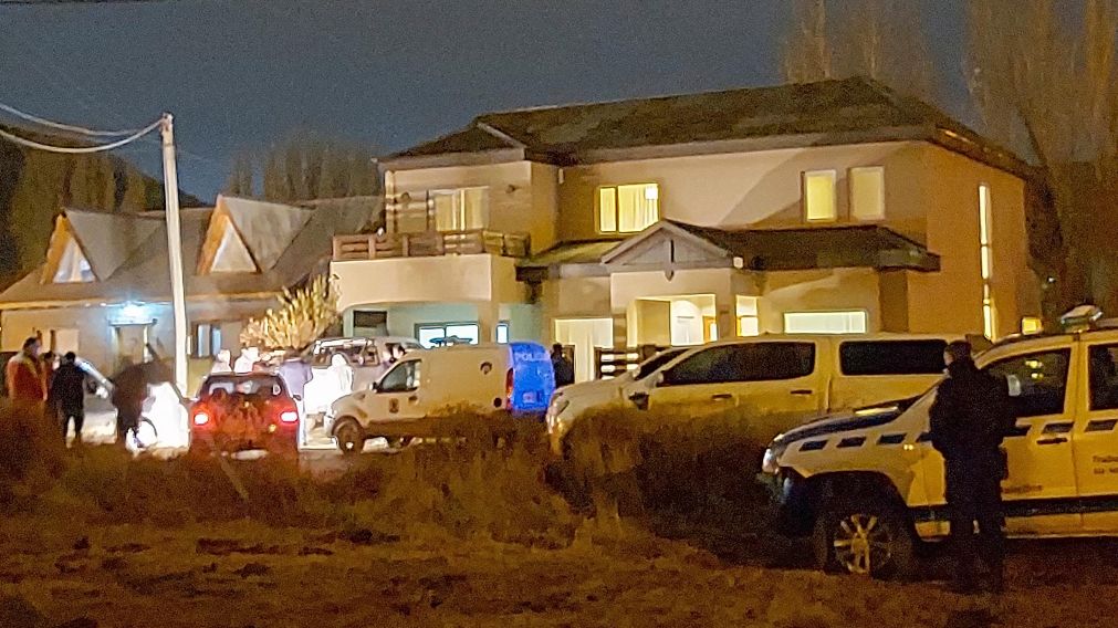 La casa de Fabián Gutiérrez en El Calafate, donde los investigadores hallaron los primeros indicios del crimen.