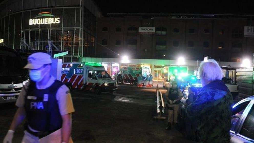 Eran 139 los pasajeros que viajaron en Buquebús a la capital uruguaya.