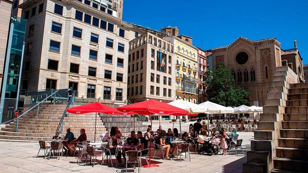 La provincia de Lérida, que entró en cuarentena debido a un gran brote. (Télam)