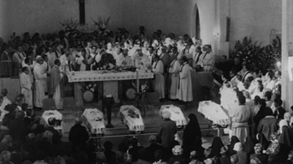La matanza de los cinco religiosos tuvo lugar el 4 de julio de 1976 (Archivo).