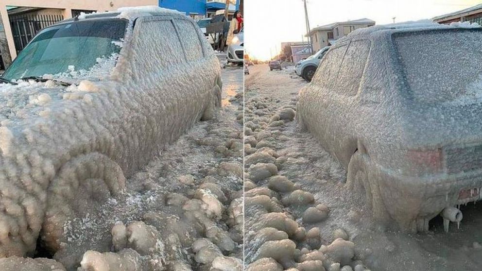 Temperaturas récord en Tierra del Fuego: 20 grados bajo cero.