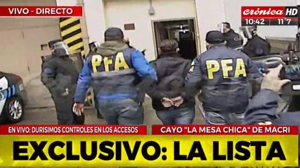 Siguen las detenciones por la causa de supuesto espionaje ilegal durante el Gobierno anterior (Captura de video).