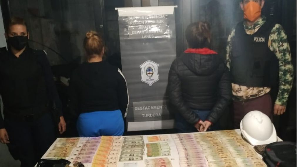 Estas son las delincuentes que fueron capturadas en la localidad bonaerense de San José.