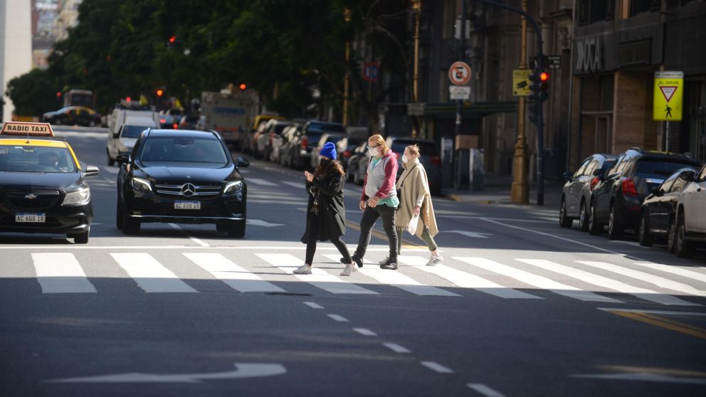 El índice de positividad en la Ciudad de Buenos Aires es del 40,8% (Hernán Nersesian/Crónica).