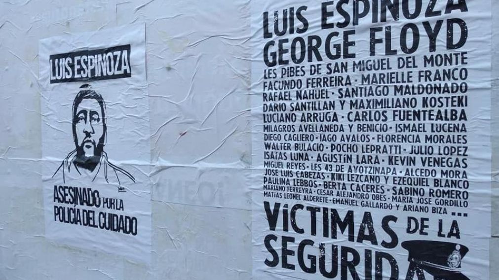 Luis Espinoza y un paralelismo con George Floyd, el hombre asesinado por policías en Estados Unidos.