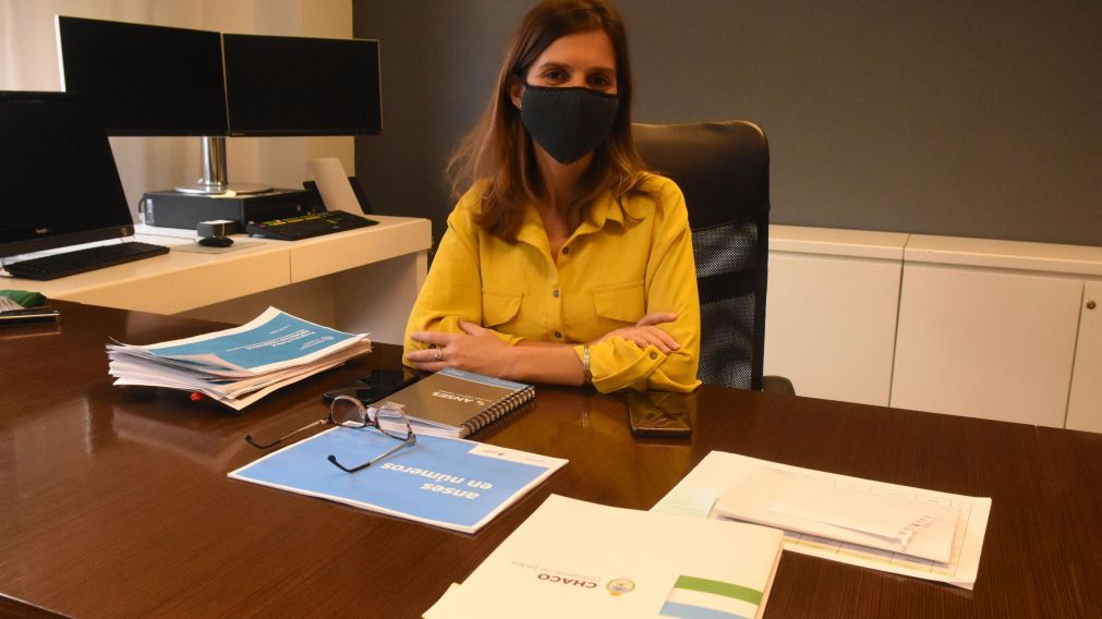 Fernanda Raverta, directora ejecutiva de Anses. (Pablo Villán/Crónica)