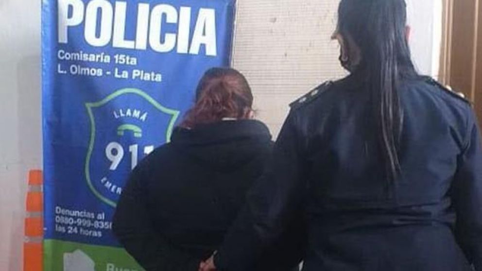 La acusada quedó detenida.