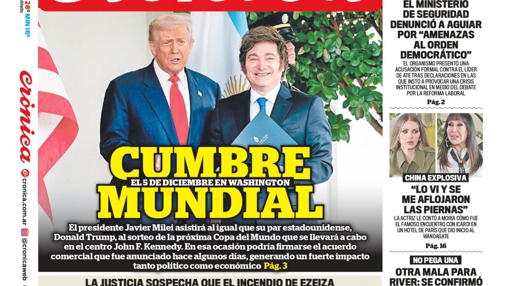 Tapas del martes 18 de noviembre de 2025