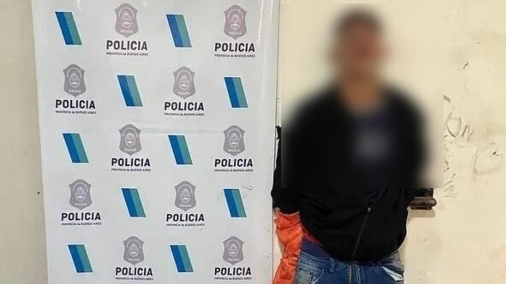 Este es el sospechoso que result� aprehendido por los polic�as.