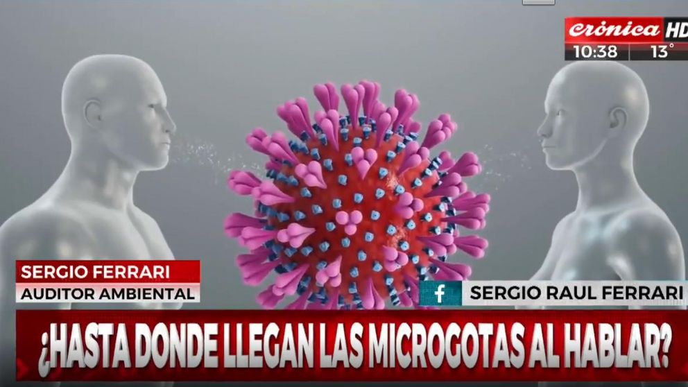 Experto explicó el fenómeno de la saliva en forma de spray que contagia coronavirus. (Captura TV)